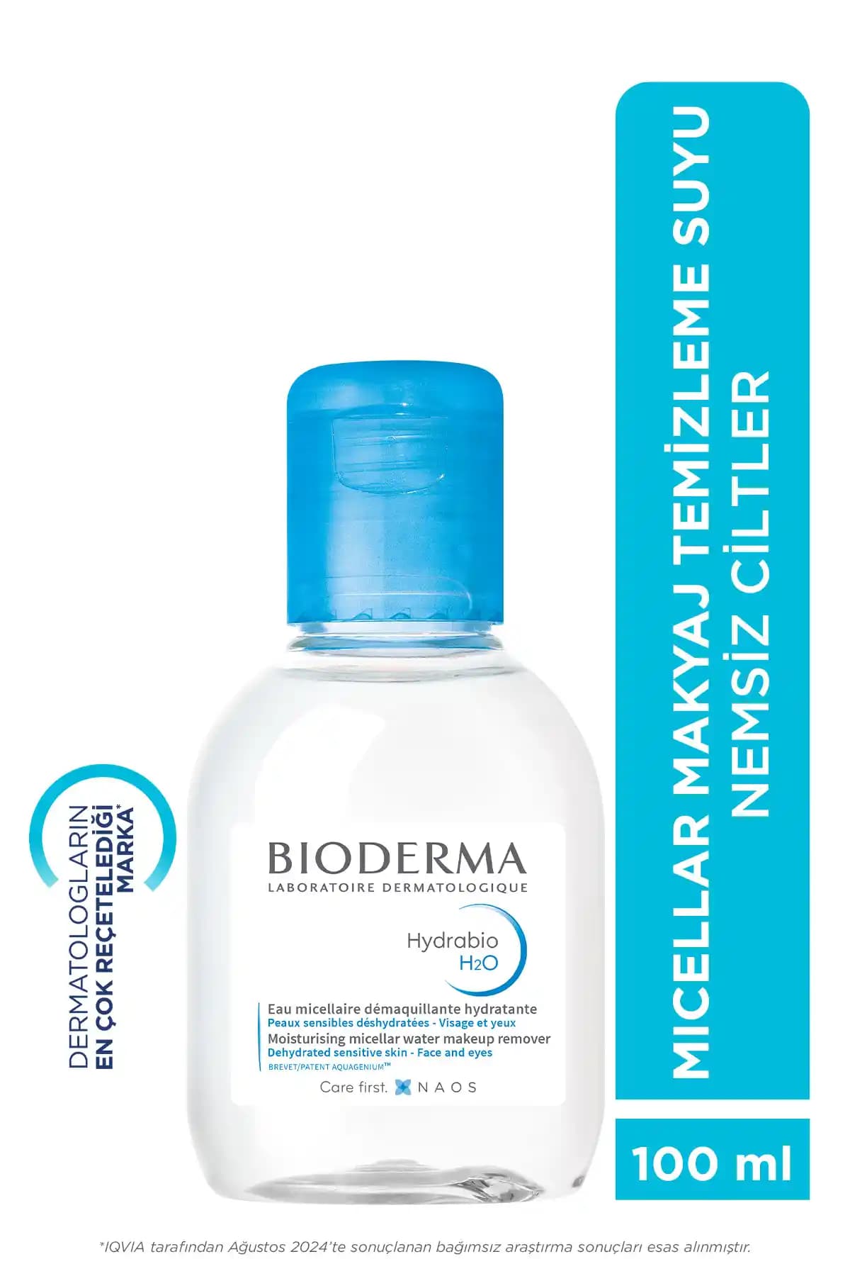 Bioderma Hydrabio H2O Misel Suyu 100 ml: Nemlendirme Odaklı Yüz ve Göz Temizliği