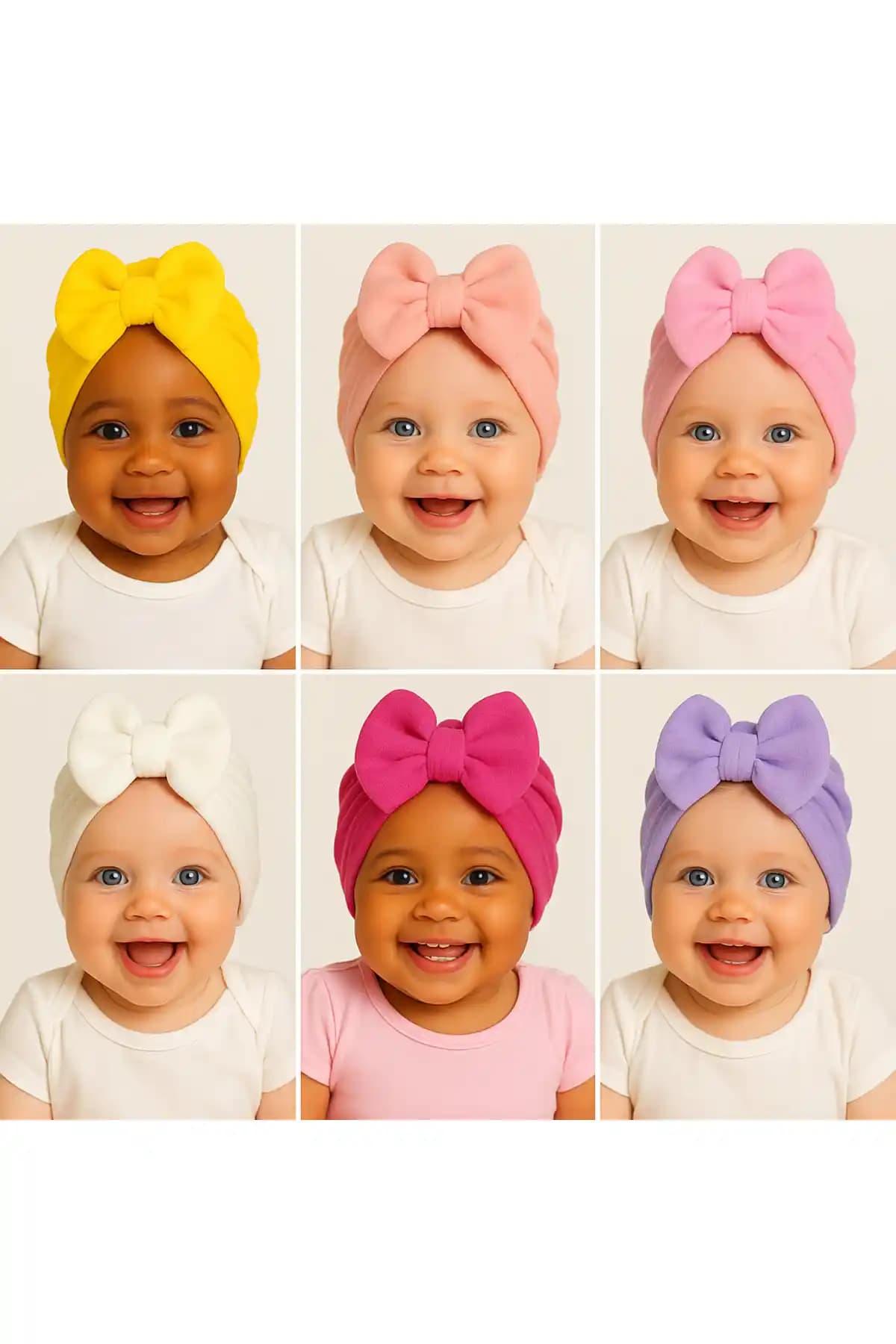 Cherub Baby Bebek Çift Kat Fiyonklu Bone: %100 Pamuk, Nefes Alabilir Konfor ve Şık Stil