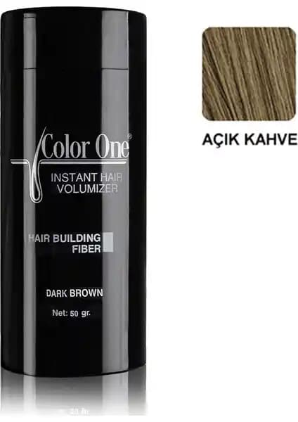 Color One 50 g Topik Saç Tozu Akaju Kahve: Doğal Dolgunluk ve Kapatıcılık İçin