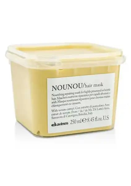 Davines Nounou Besleyici ve Koruyucu Maske: Boyalı ve Kuru Saçlar İçin Bitkisel Bakım