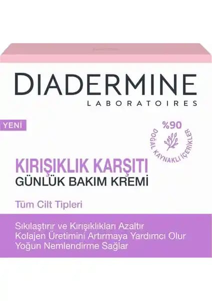 Diadermine Günlük Bakım Kremi: Kırışıklık Karşıtı Etki ve Nemlendirme Tüm Cilt Tipleri İçin
