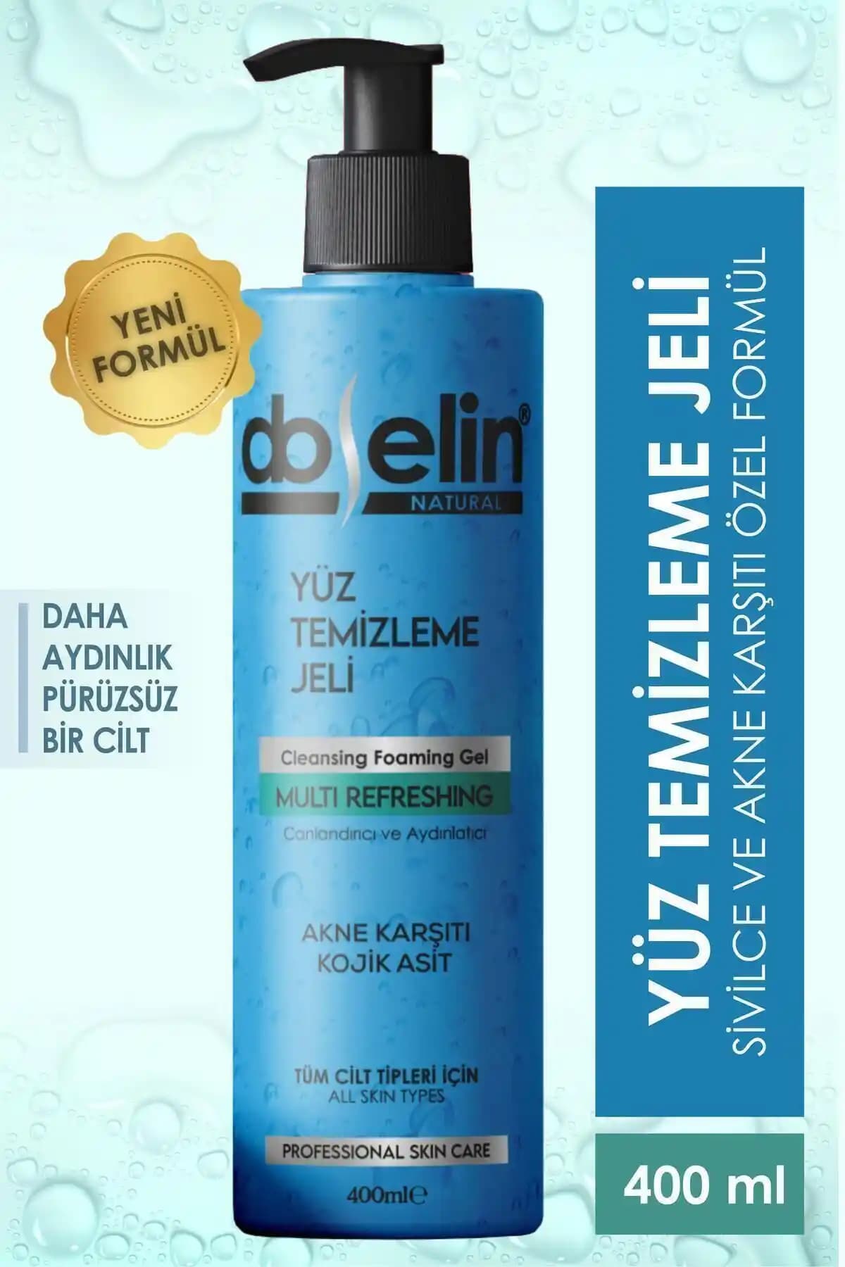 Doselin Yüz Temizleme Jeli: Kojik Asitli Derinlemesine Temizleme ile Parlak ve Dengeli Cilt