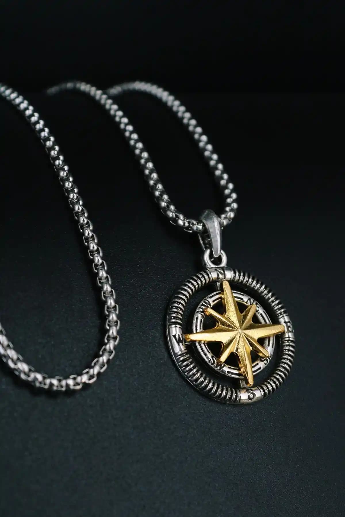 Dukkanka Pusula Kutup Yıldızı Örme Zincir Çelik Kolye (Gold Ayrıntılı) İnceleme ve Kullanım Rehberi