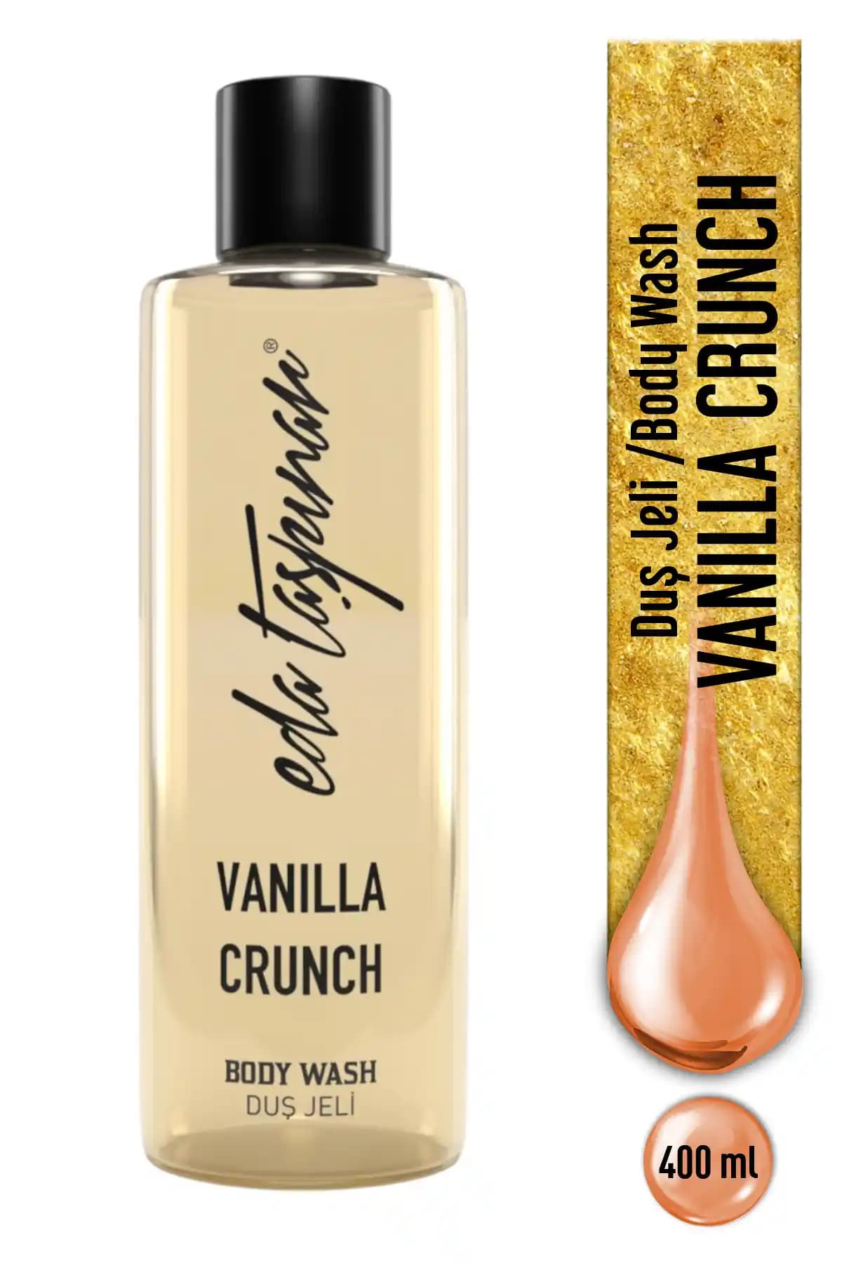 Eda Taşpınar Vanilla Crunch Duş Jeli – 400 ml ile nazik temizleme ve nemlendirme