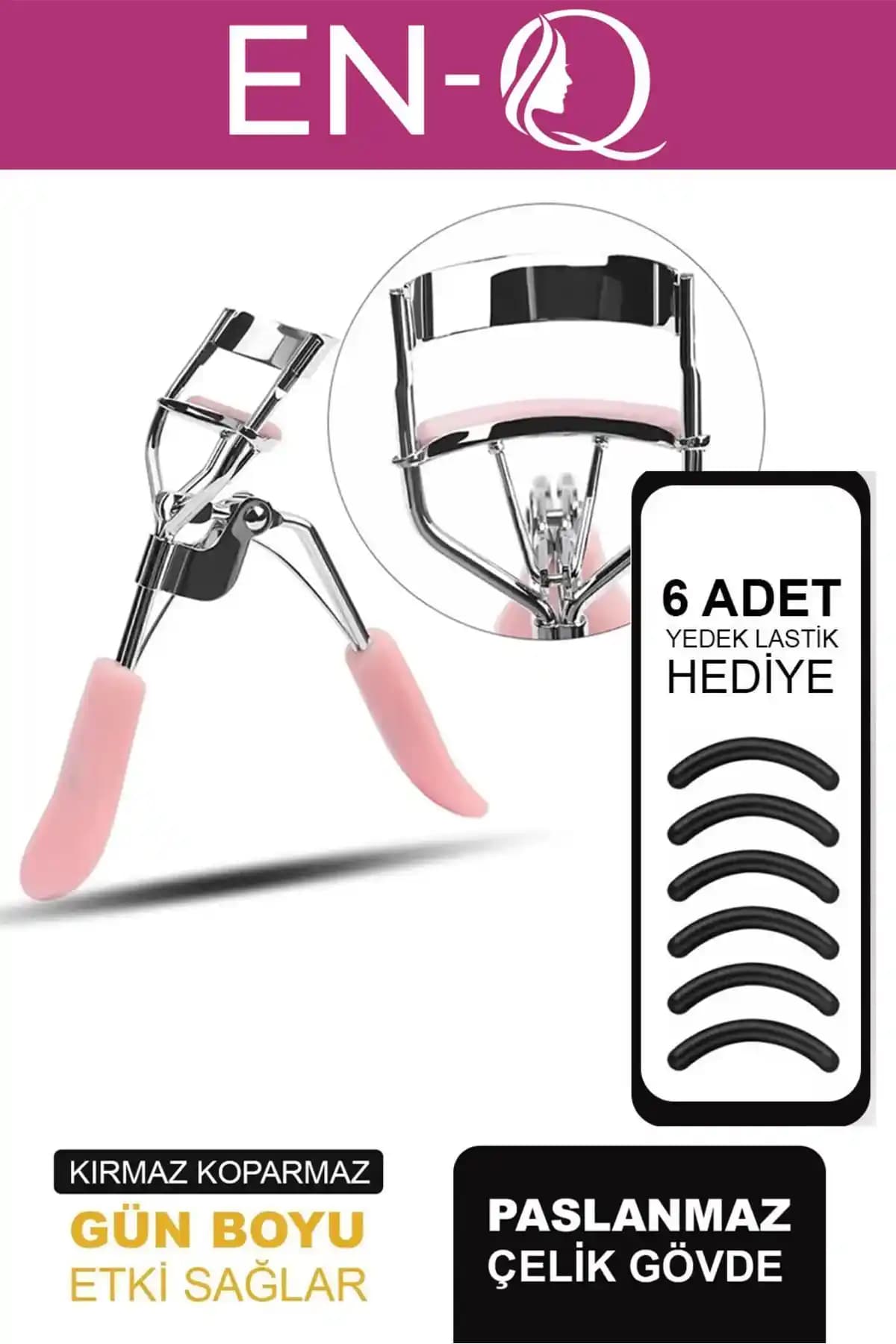 ENQ Profesyonel Lüks Kirpik Kıvırıcı Makası: Ergonomi, Dayanıklılık ve Taşınabilir Tasarım