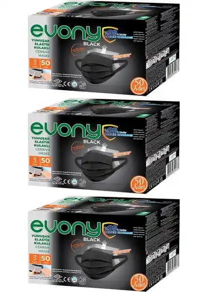 EVONY Siyah Elastik Maske ile Yumuşak Cerrahi Maske Arasındaki Konfor ve Filtrasyon Karşılaştırması