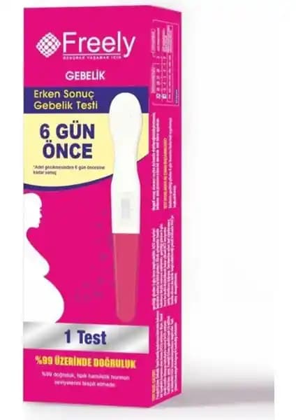 Freely Erken Sonuç Hamilelik Testi: 6 Adetlik Set ile Erken Teşhis ve Gizli Paket
