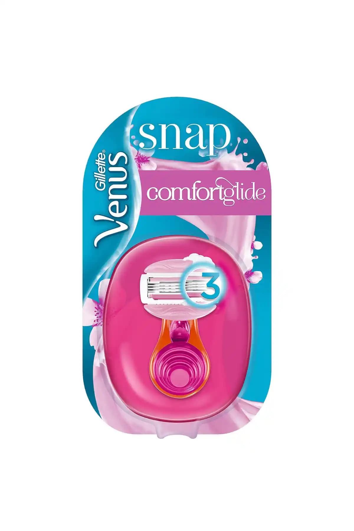 Gillette Venus Snap Breeze: Seyahat Boyu Üç Bıçaklı Kullan-at Tıraş Bıçağı ve Dostu Konfor
