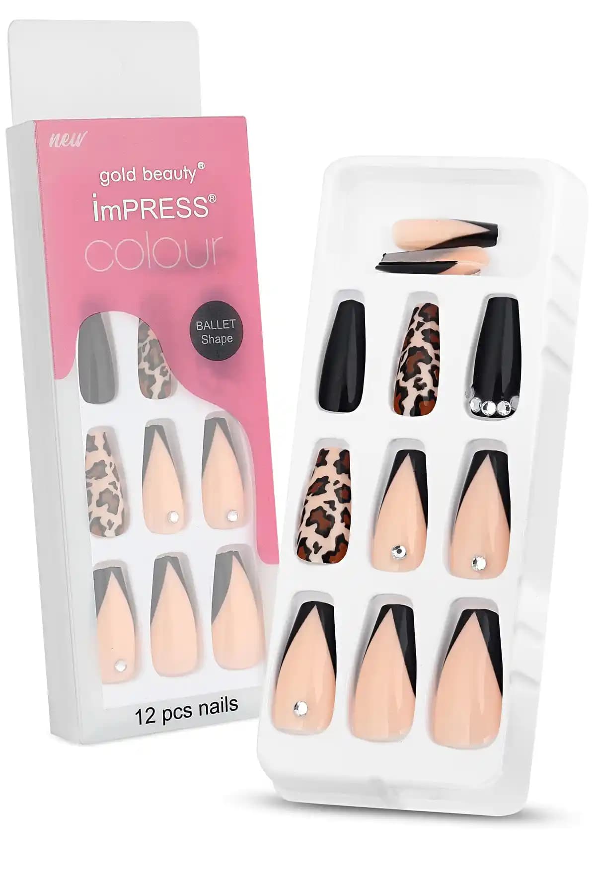 Gold Beauty İmpress Takma Tırnak Seti ve Zararsız Yapıştırıcı İncelemesi Detaylar