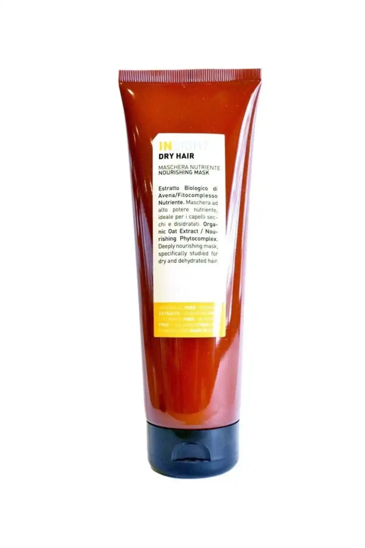 Insight Kuru Saçlar İçin Besleyen Maske – Organik İçerikli, 250 ml, İtalya Menşei