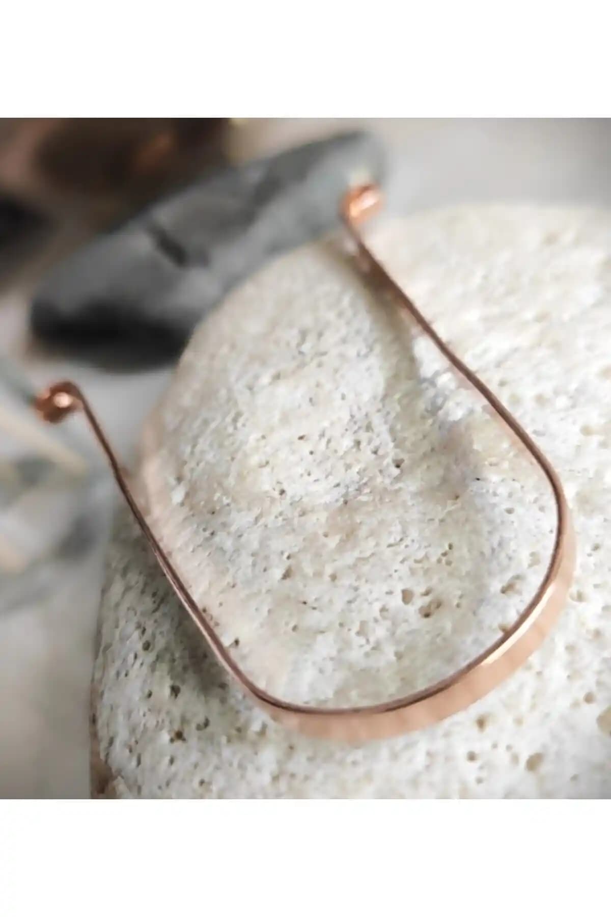 KAVELE %100 Saf Bakır Dil Ağız Sıyırıcı Temizleyici: Dayanıklı Ayarlanabilir Ucu