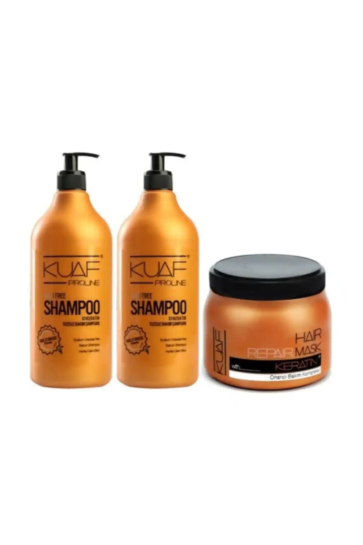 Kuaf Tuzsuz Şampuan 1000 ml x 2 Adet + Keratin Maskesi 500 ml: Özellikler ve Değerlendirme