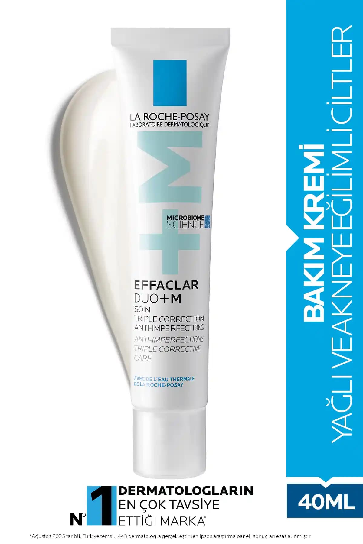 La Roche-Posay Effaclar Duo+M: Yağlı ciltler için yüz bakım kremi incelemesi