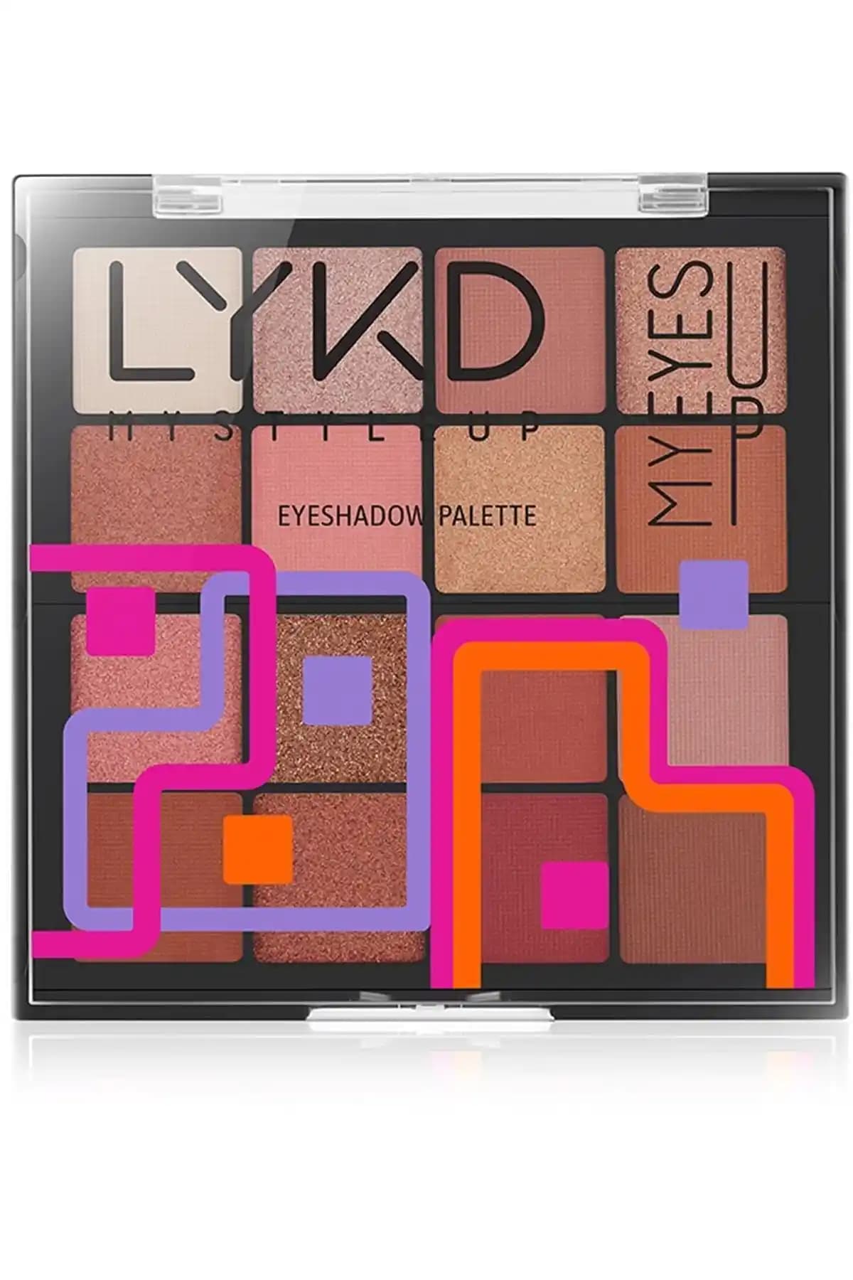 Lykd Marka 16'lı Far Paleti 570 Flirty Babe: Çok Yönlü Kullanım, Yüksek Pigmentasyon