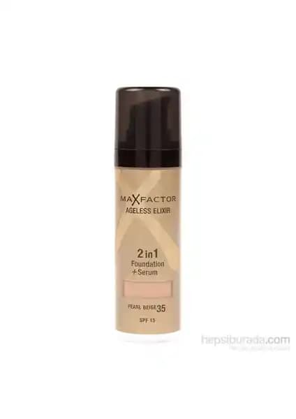 Max Factor Ageless Elixir 2'li Fondöten + Serum 35 Pearl Beige: Ürün Özellikleri