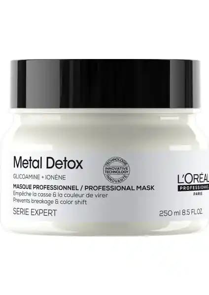 Metal Detox Arındırıcı Maske 250 ml – L’Oréal Professionnel: Renkli ve İşlem Görmüş Saçlar İçin