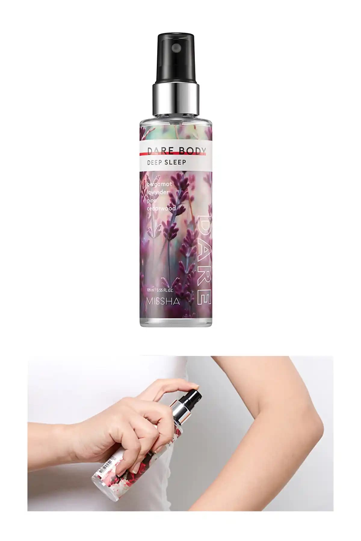 Missha Dare Body Mist Deep Sleep: Çok Yönlü Saç ve Vücut Spreyi, Günlük Ferahlık