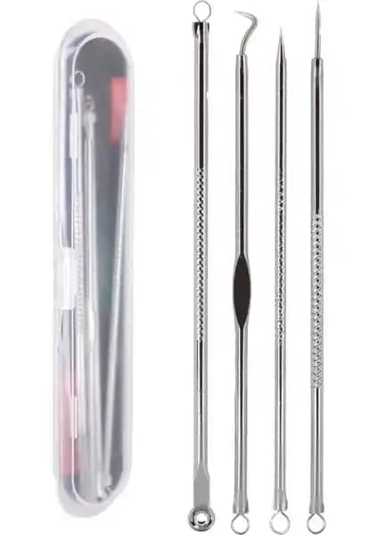 MUJGAN 4'lü Siyah Nokta Temizleyici Komedon: Yağ ve Siyah Noktaları Arındıran Set