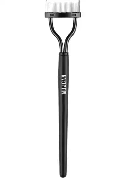 MUJGAN Telli Kirpik Ayırıcı Aparat – Paslanmaz Uçlu, 13 cm, Siyah Ambalaj Varyasyonu