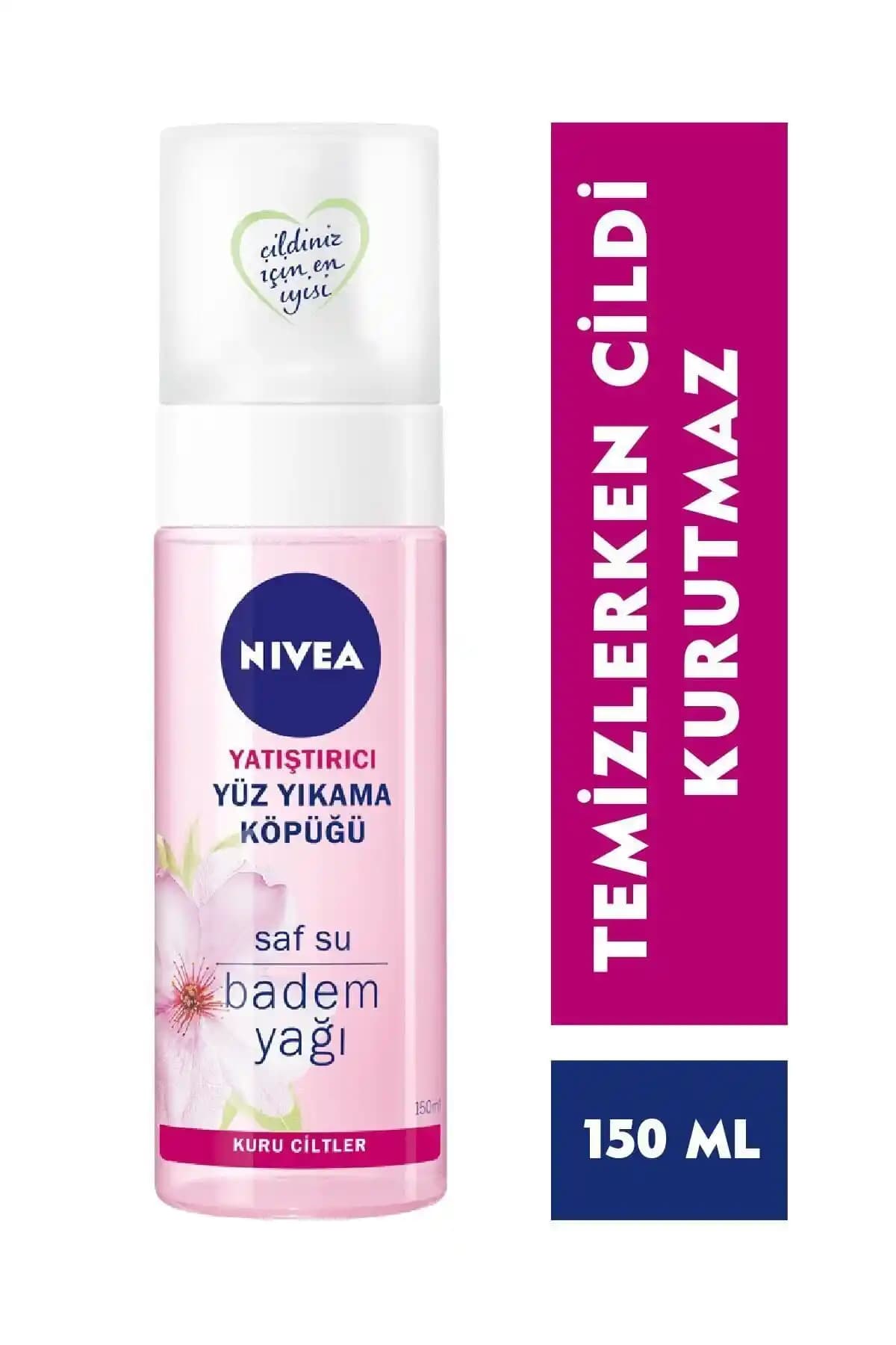 NIVEA Yüz Temizleme Köpüğü Yatıştırıcı: Kuru ve Hassas Ciltler İçin Nazik Temizlik