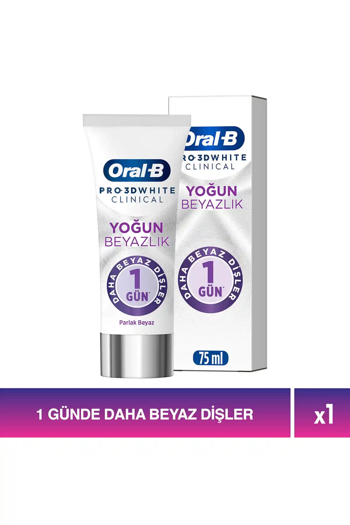Oral-B Pro 3D White Clinical Intensive Whitening Diş Macunu 75 ml: Özellikler ve İnceleme