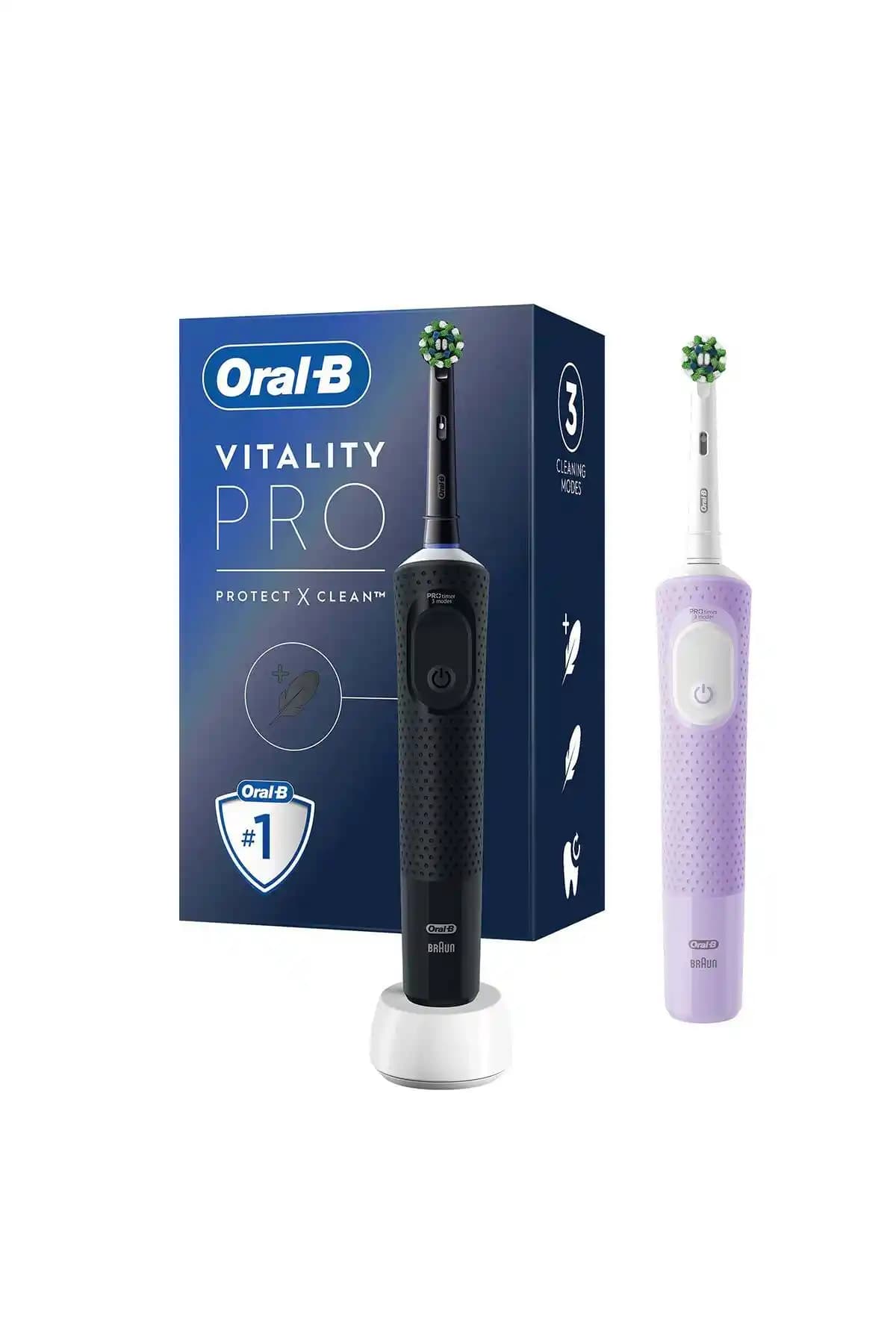 Oral-B Vitality Pro 2'li Siyah ve Lila Avantaj Paketi: Özellikler ve Kullanıcı Deneyimi