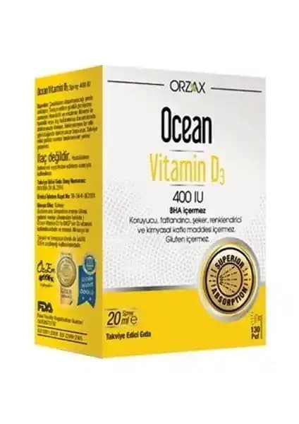 Orzax Ocean Vitamin D3 400 IU Sprey ile Günlük D Vitamini Desteği — Bilimsel İnceleme ve Perspektif