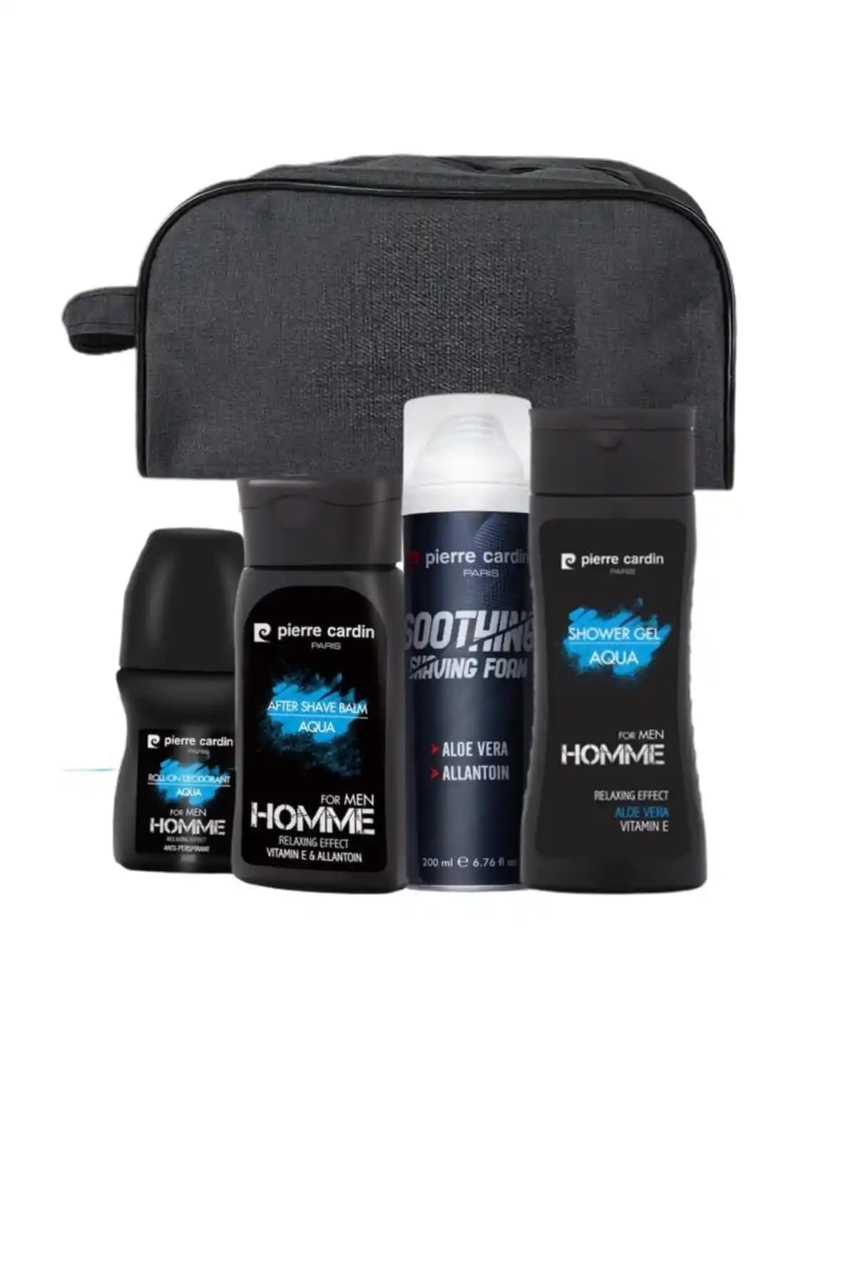 Pierre Cardin Çantalı Erkek Bakım Seti: Köpük Formlu Nemlendirici Tıraş Deneyimi
