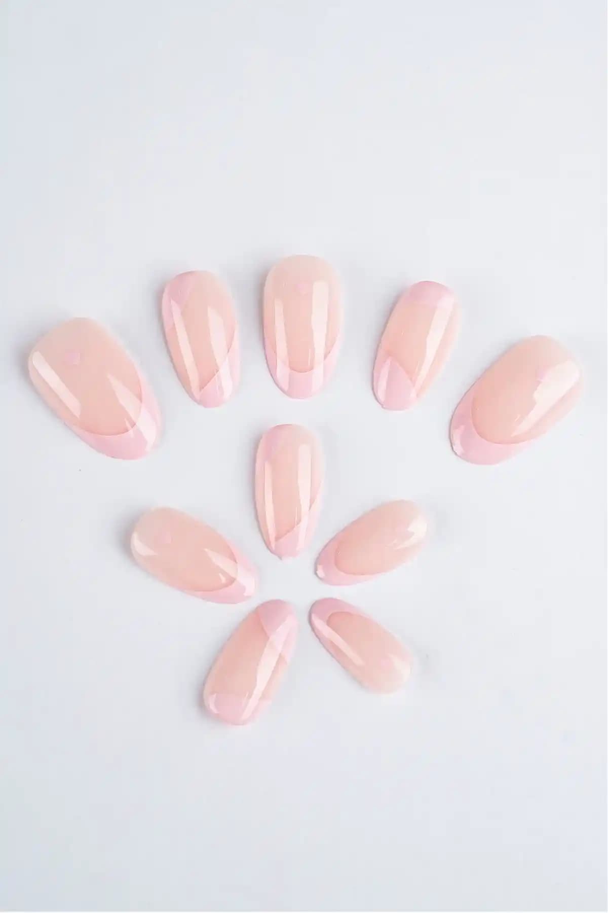 POP Beauty Takma Tırnak Seti: Hızlı Uygulama, Zararsız Yapıştırıcı ve Pembe Seçenekler