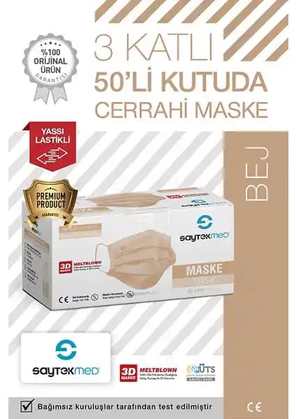 SaytekMed Meltblown Maske Karşılaştırması: Ten Rengi İpli ile Beyaz Lastikli Modelin Konfor ve Koruma