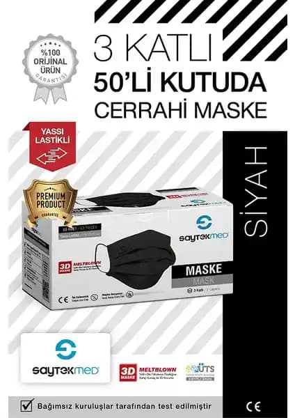 SaytekMed Siyah ve Ten Rengi Cerrahi Maskeler: Karşılaştırmalı Özellikler ve Konfor