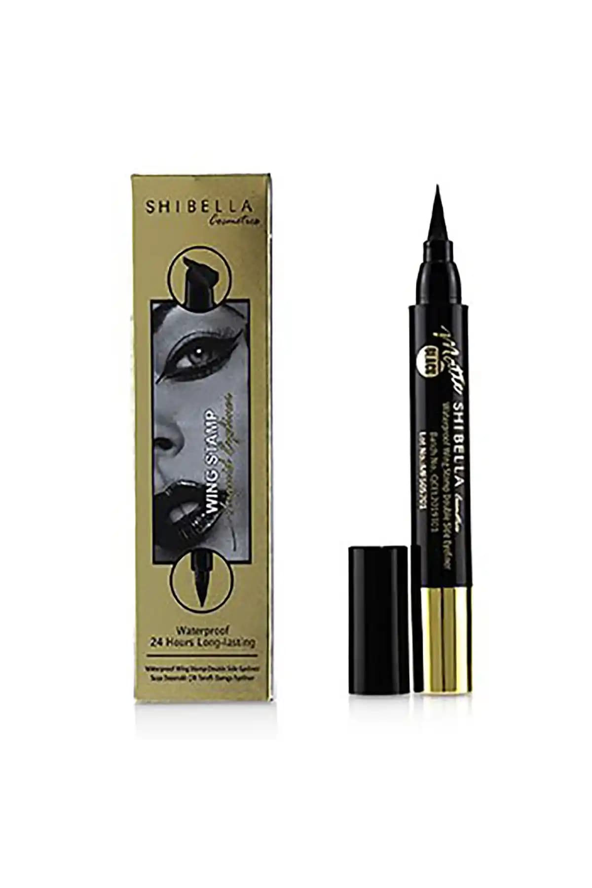 Shibella Siyah Çift Taraflı 24 Saat İnce Damga Likit Eyeliner Özellikleri ve Kullanım