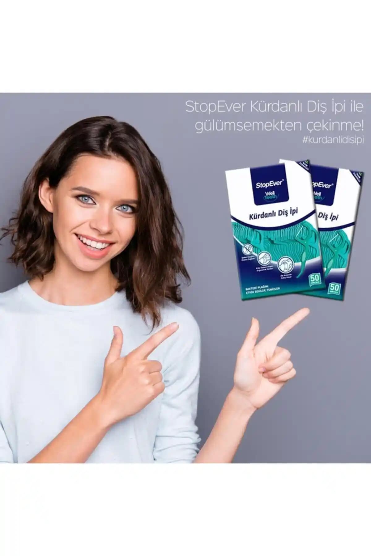 StopEver Well Tooth Kürdanlı Diş İpi ile İki Yönlü Temizlik ve Naneli Ferahlık Yanınızda