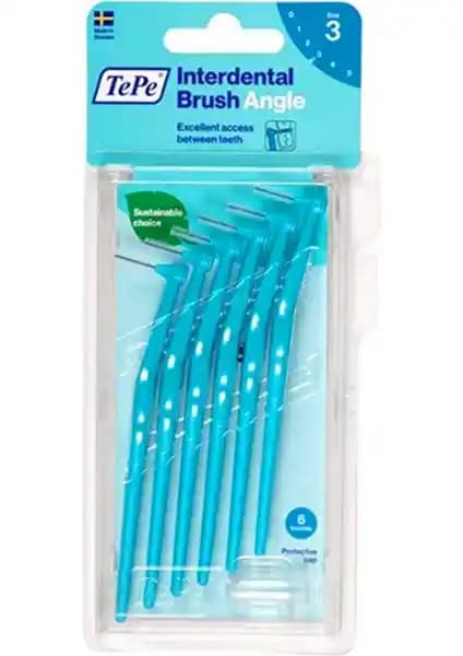 Tepe Diş Arayüz Fırçası 0,6 mm – Uzun Saplı Orta Sertlikte Dar Alan Temizliği