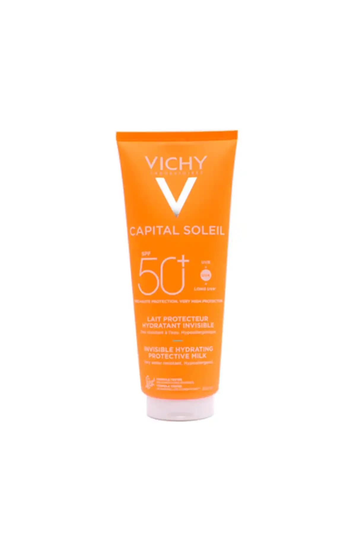 Vichy Capital Soleil SPF 50+ Yüz ve Vücut Güneş Sütü: Hassas Ciltler İçin Spektrum Koruma