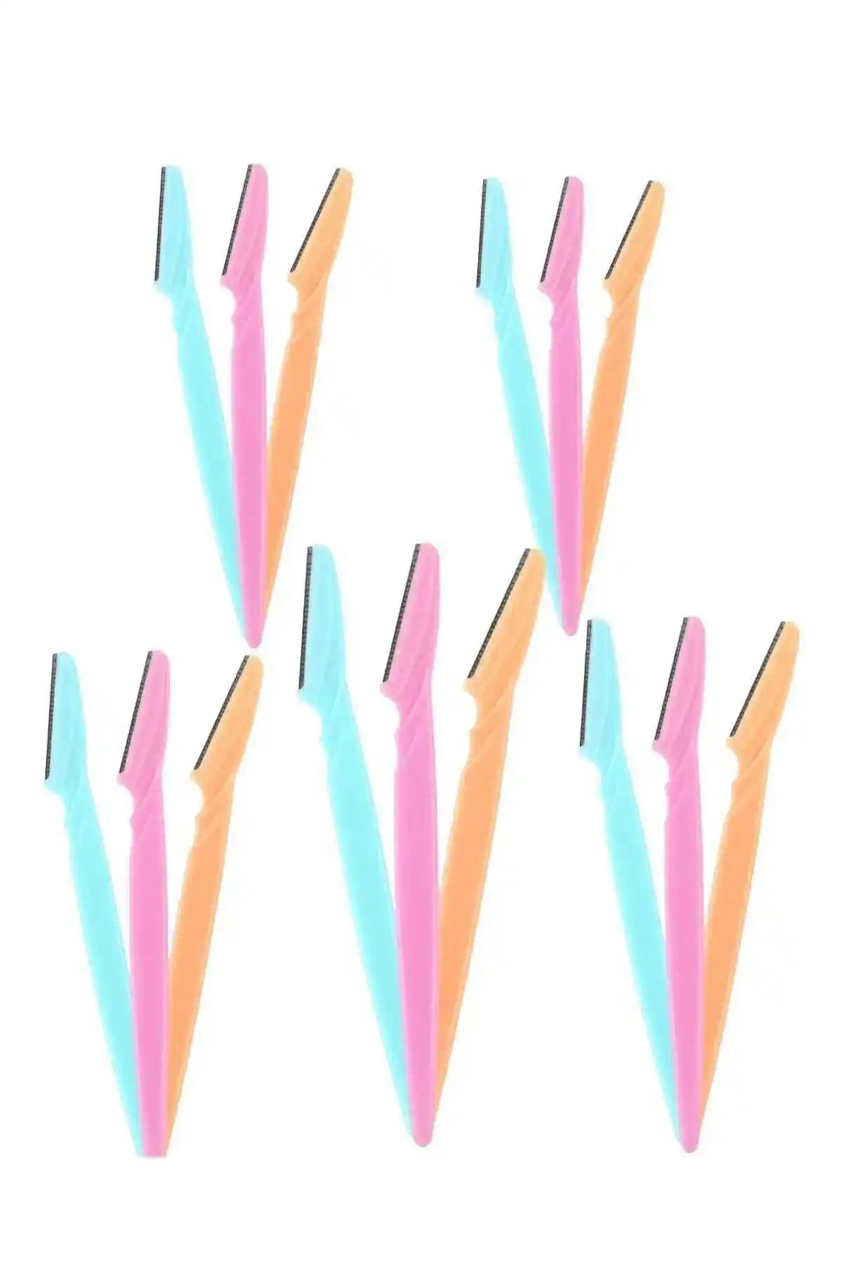 ZERDÜNDÜYA Kaş Bakım Usturası Yüz Jileti: 3'lü Takım ile İnce Tüy Temizliği - Hassas Cilt