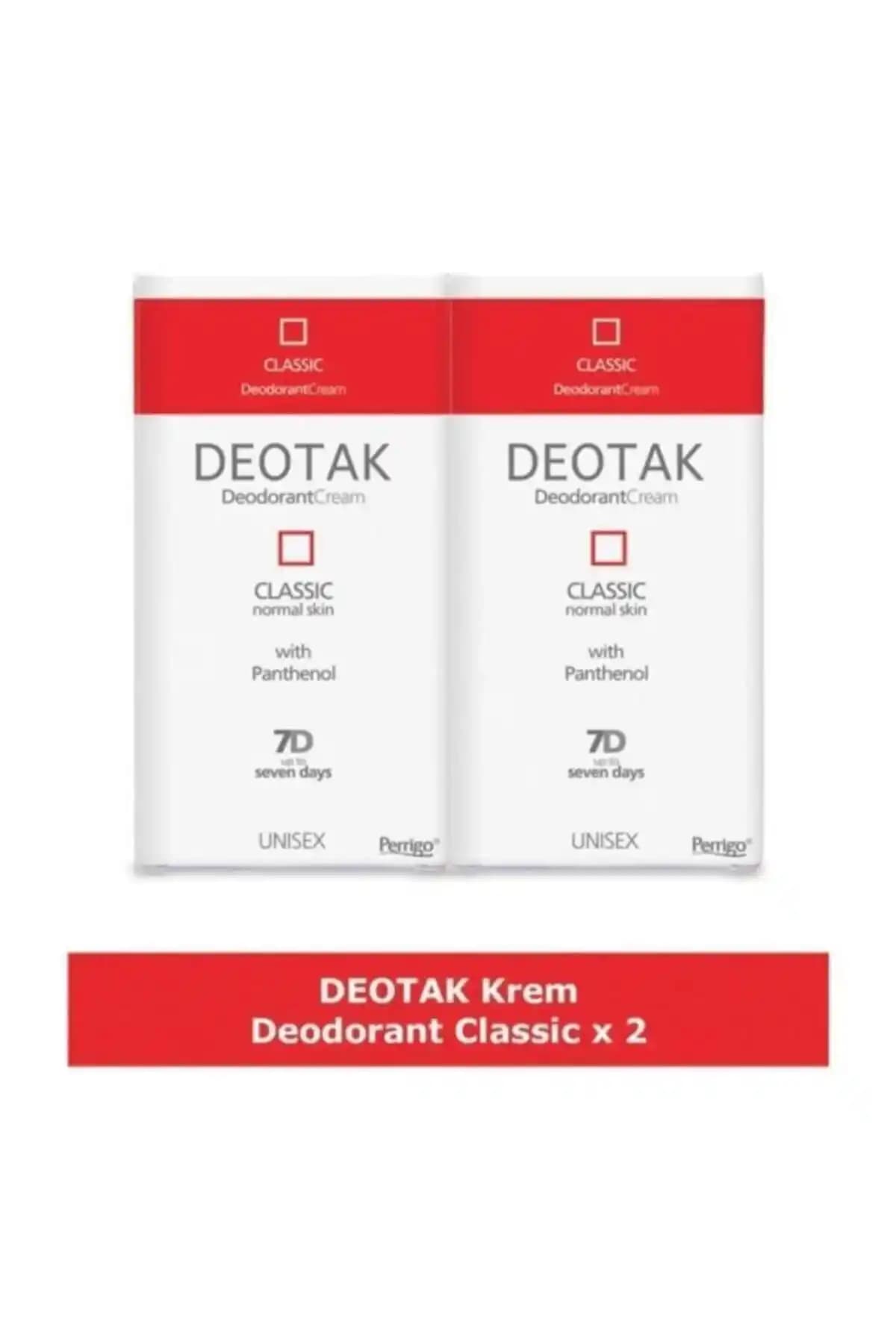 Deotak Classic Krem Deodorant: Ferah His ve Uzun Süreli Koruma Sağlar