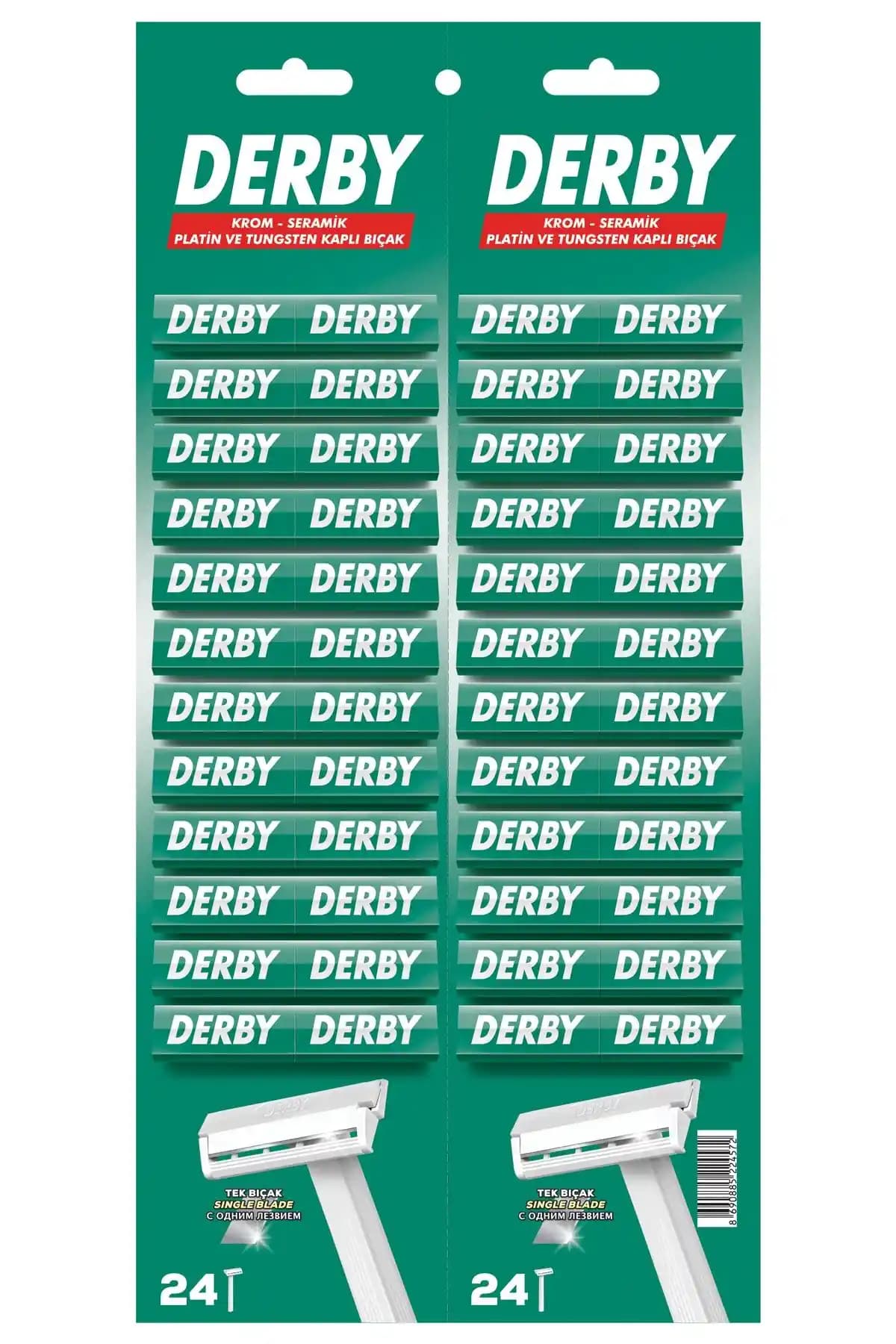 Derby Tek Bıçak Kartela 48'li: Konforlu ve Pratik Tıraş Deneyimi
