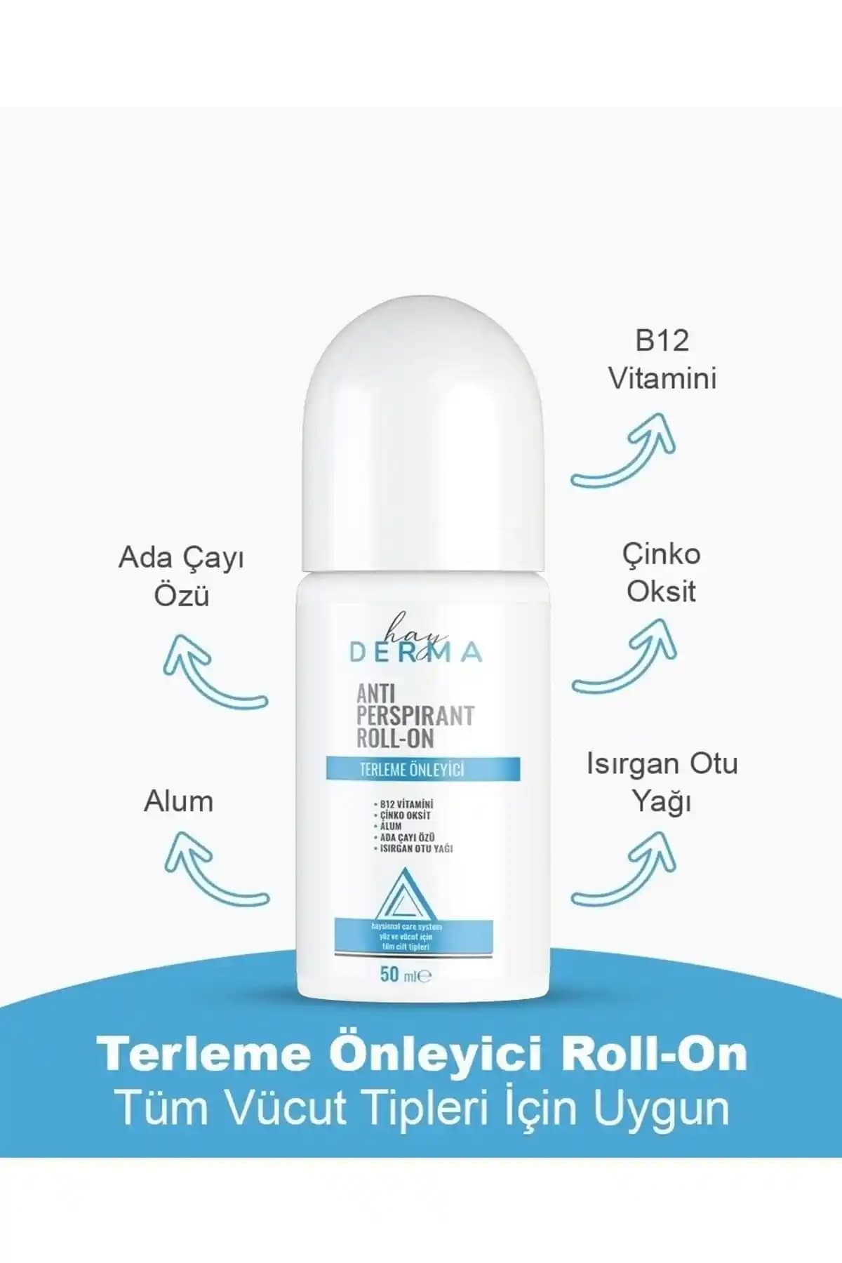 Hayderma Anti Perspirant Roll On: Ferah ve Etkili Terleme Kontrolü