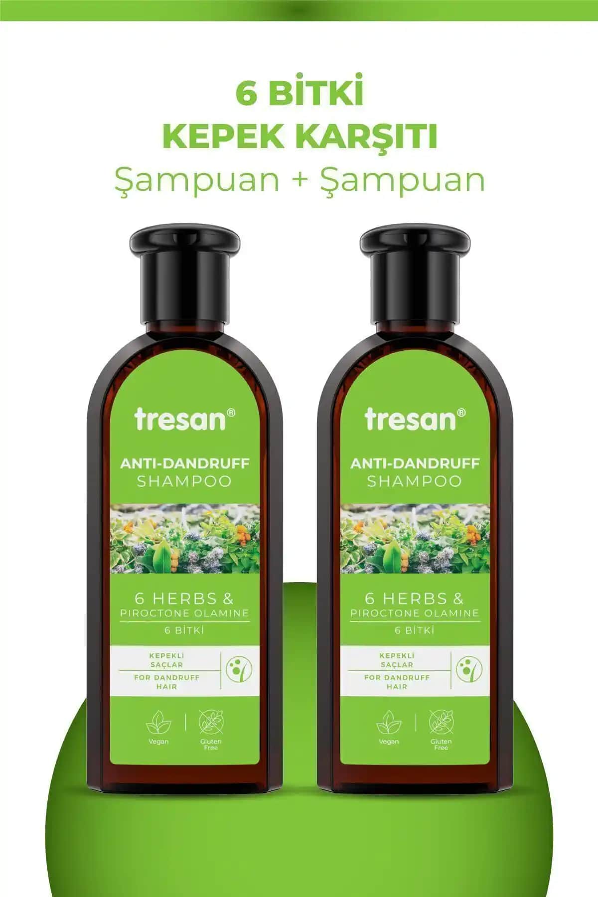 Tresan 6 Bitki Kepek Karşıtı Şampuan: Saç Sağlığınızı Koruyun