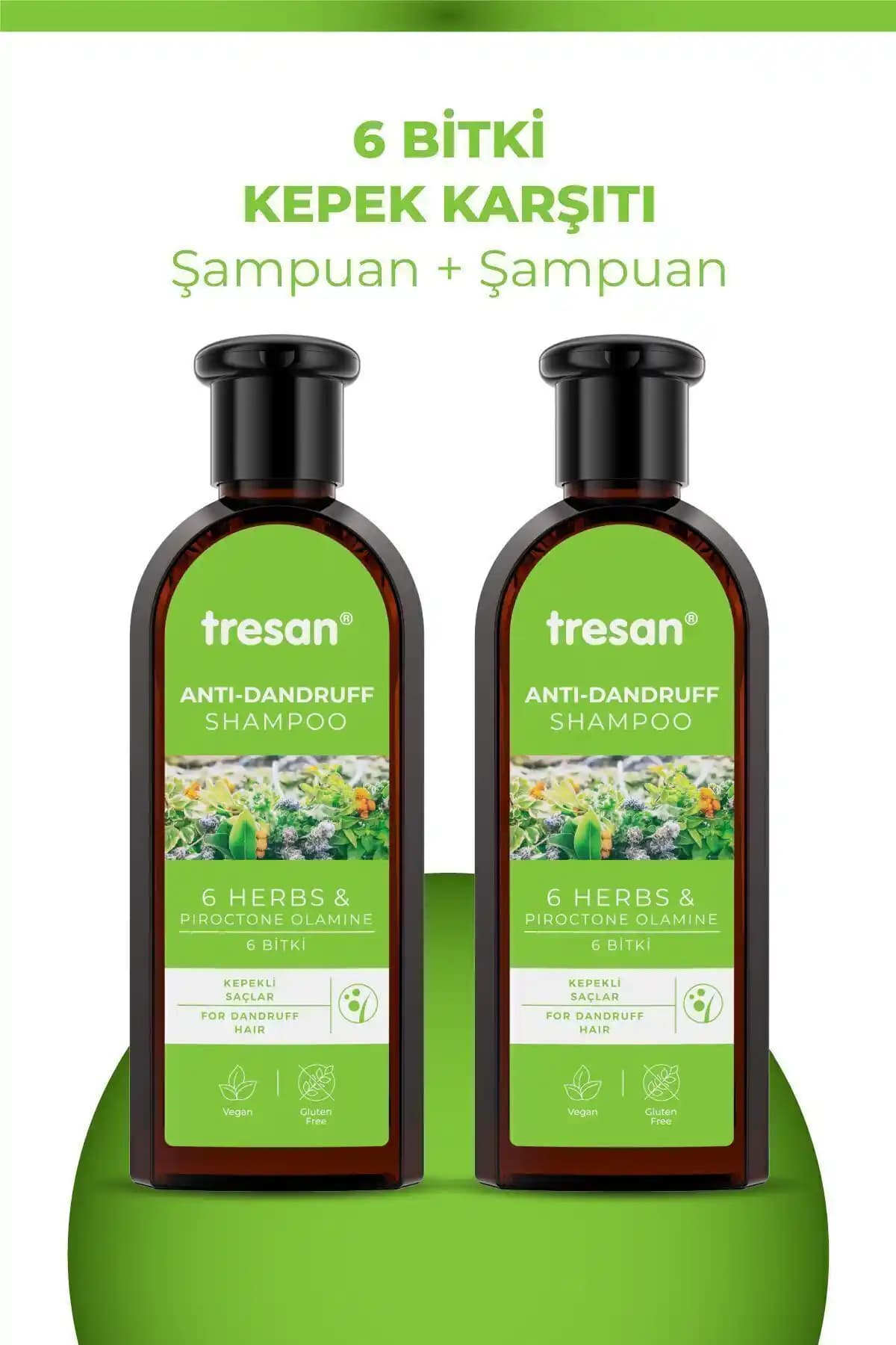 Tresan 6 Bitki Kepek Karşıtı Şampuan: Saç Sağlığınızı Koruyun