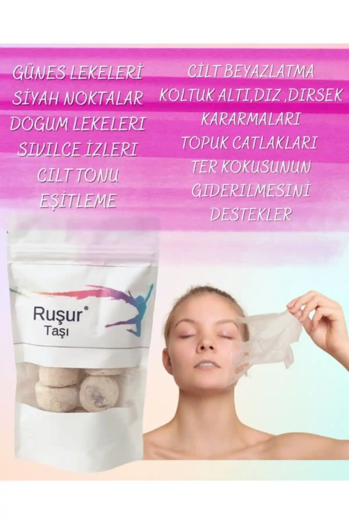Albino %100 Ruşur Taşı 12 Adet: Doğal ve Etkili Cilt Bakımında Peeling Çözümü