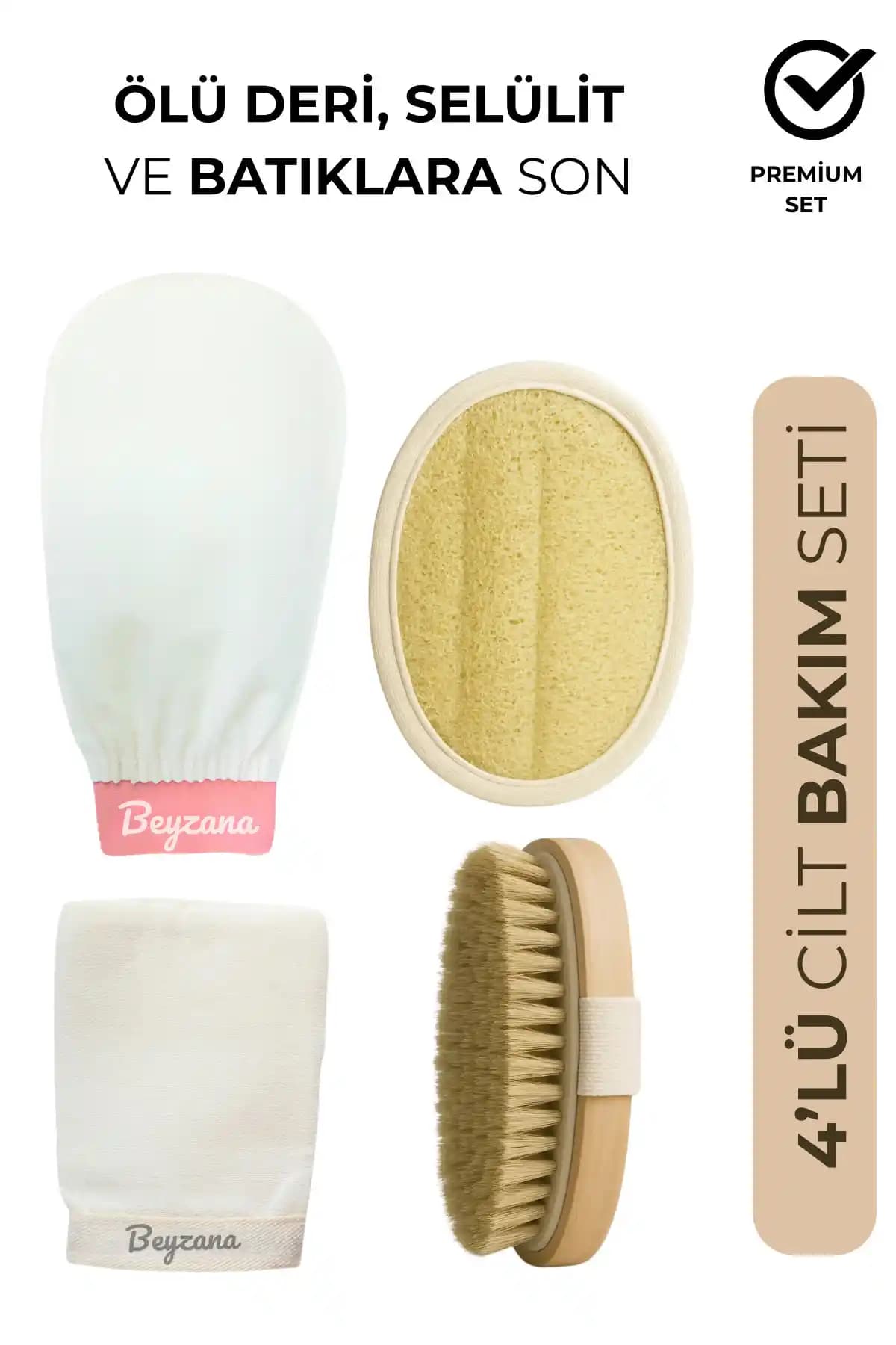 BEYZANA 4 Lü Premium Cilt Sağlık Seti: Doğal ve Lüks Cilt Bakımında Yenilikçi Çözümler
