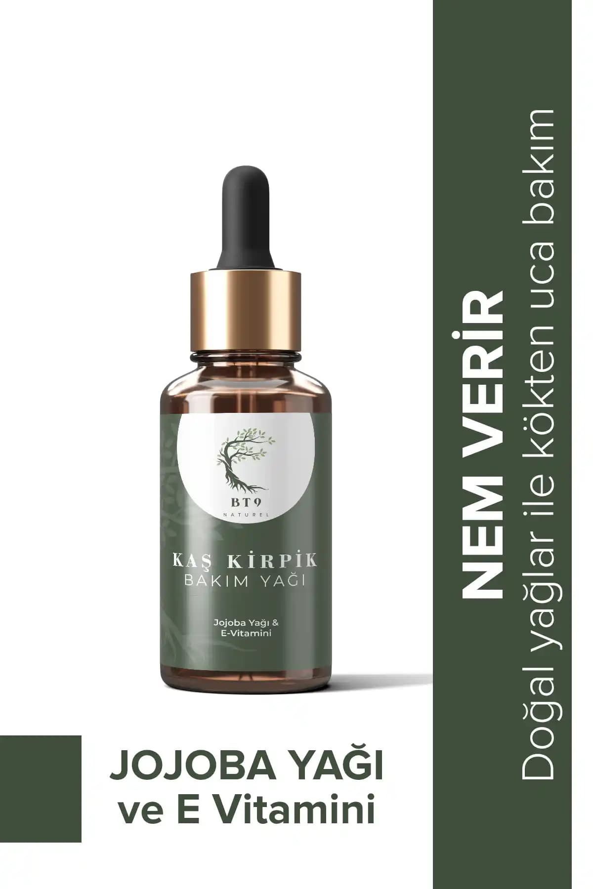 BT9 NATUREL Kaş Kirpik Bakım Yağı: Doğal İçeriklerle Güçlendiren Bakım Ürünü