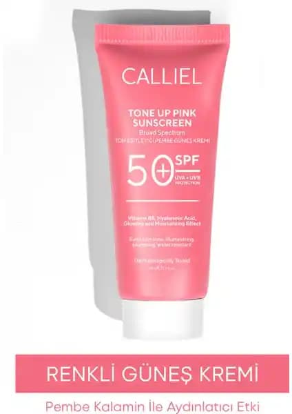 Calliel Ton Eşitleyici ve The Ceel SPF 50+ Pembe Güneş Kremi Karşılaştırması