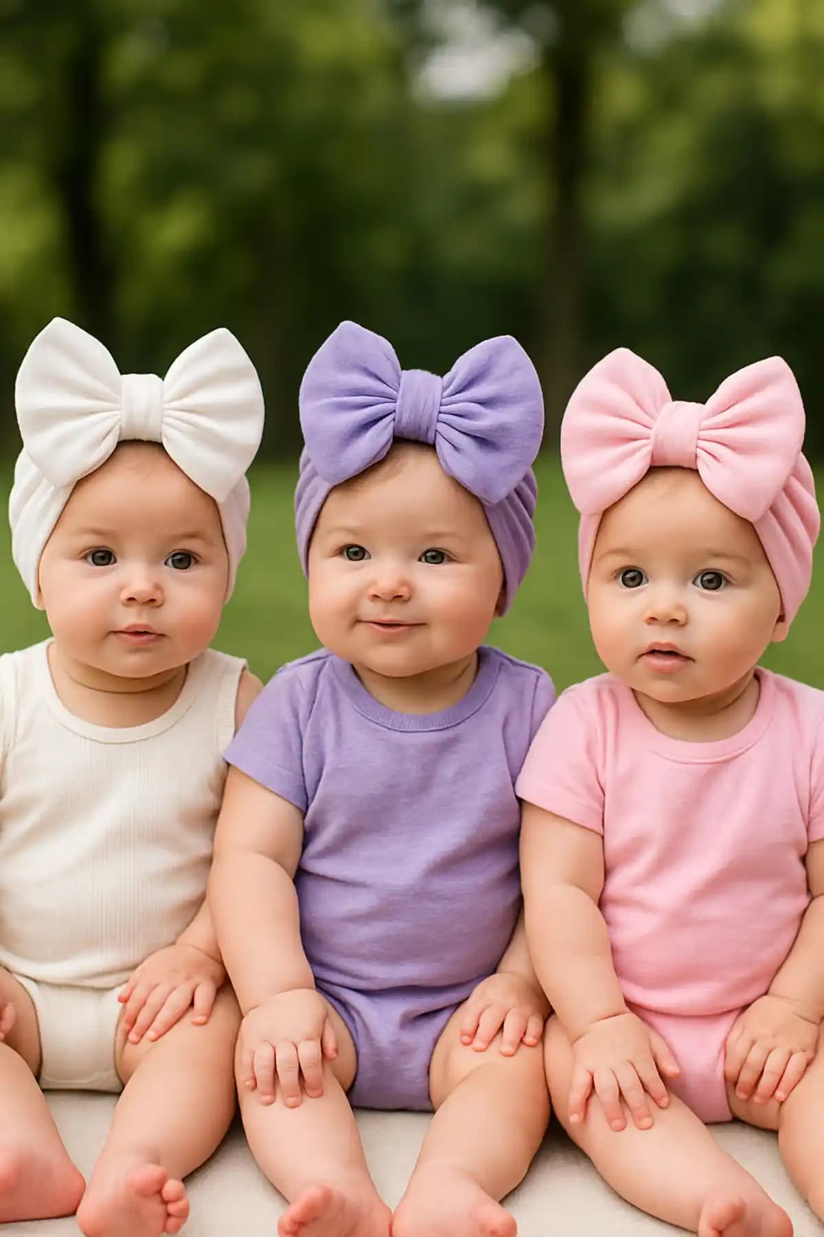 Cherub Baby Çift Kat Fiyonklu Bebek Bone: Konforlu ve Şık Pamuklu Tasarım