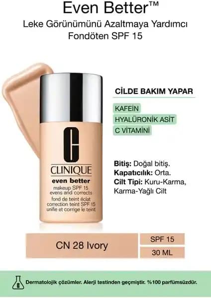 Clinique Even Better™ ve Lancome Teint Miracle Fondötenlerinin Detaylı Karşılaştırması