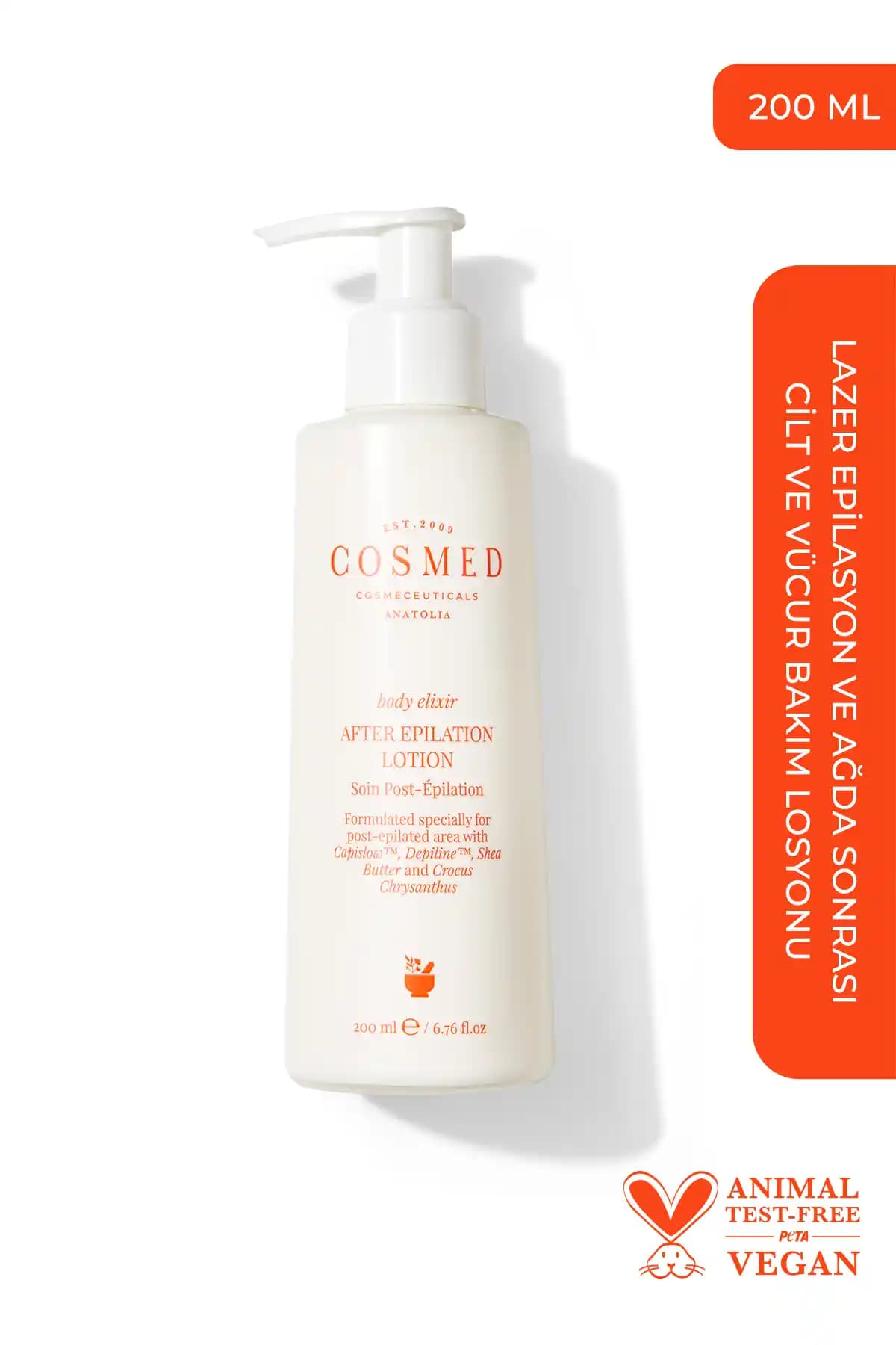 COSMED Body Elixir After Epilation Lotion ile Epilasyon Sonrası Etkili Cilt Bakımı ve Nemlendirme