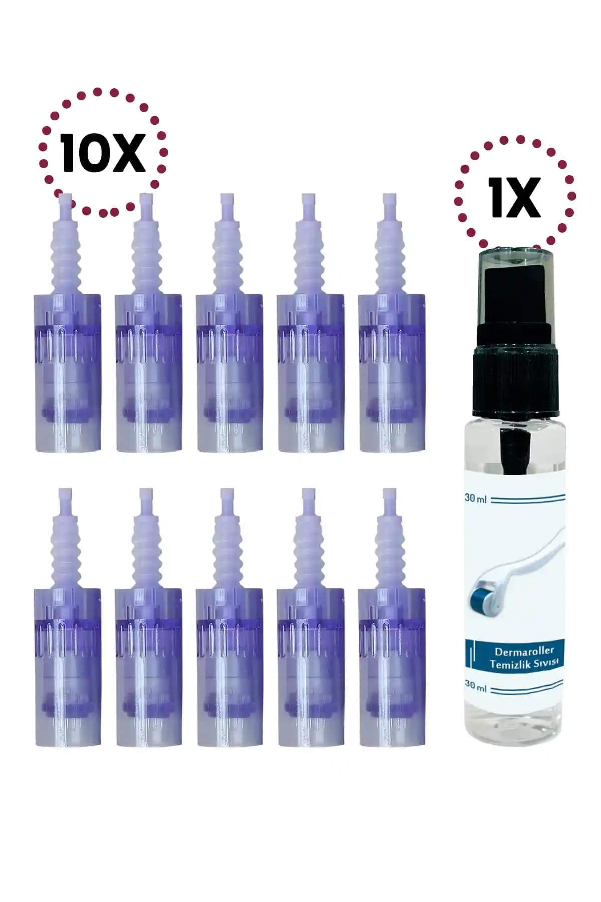 Dr.Pen 12 Pin A6 Dermapen İğnesi 10'lu Set: Profesyonel Mikroiğneleme ve Cilt Bakımı