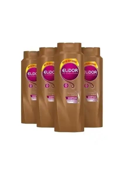 Elidor Şampuan 650 ml x 4 Lü Set: Kadınlar İçin Dökülme Karşıtı Etkili Saç Bakımı